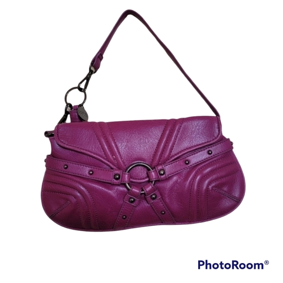 BOTKIER PINK/PURPLE PURSE WITH TASSLE AND TAG EMBELLISHMENTS 💖. NEW without tag - Picture 2 of 12